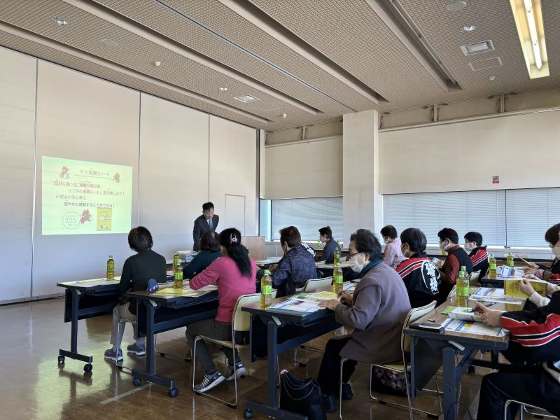 猪苗代町婦人消防連絡協議会研修での講習会の様子