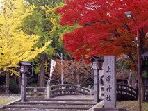 土津神社の紅葉（1）