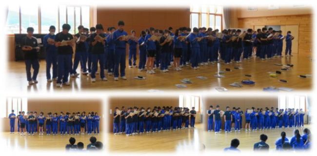 5月27日 ３学年合唱