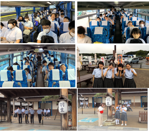 【修学旅行①】いざ出発！バス車内と羽生SAでの休憩