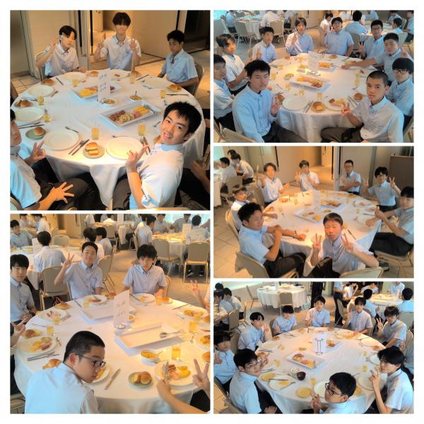 【修学旅行(5)】2日目スタート！朝食を食べて元気に出発１